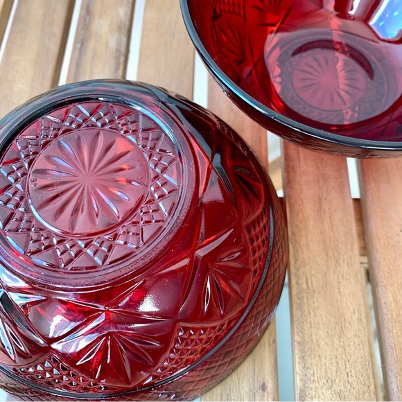 Ruby Red Bowls ♥️ - Picture 2 of 4